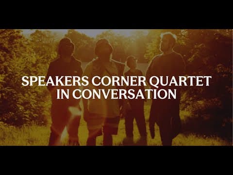 Speakers Corner Quartet in conversation