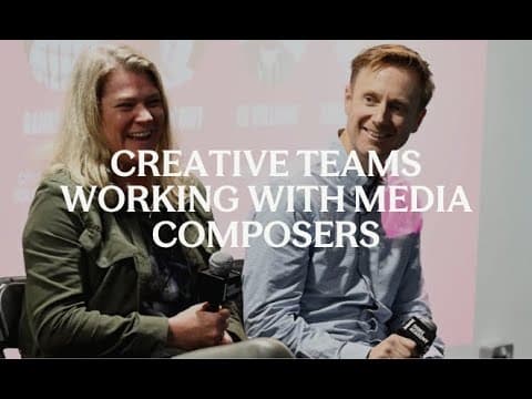 Creative teams working with media composers 