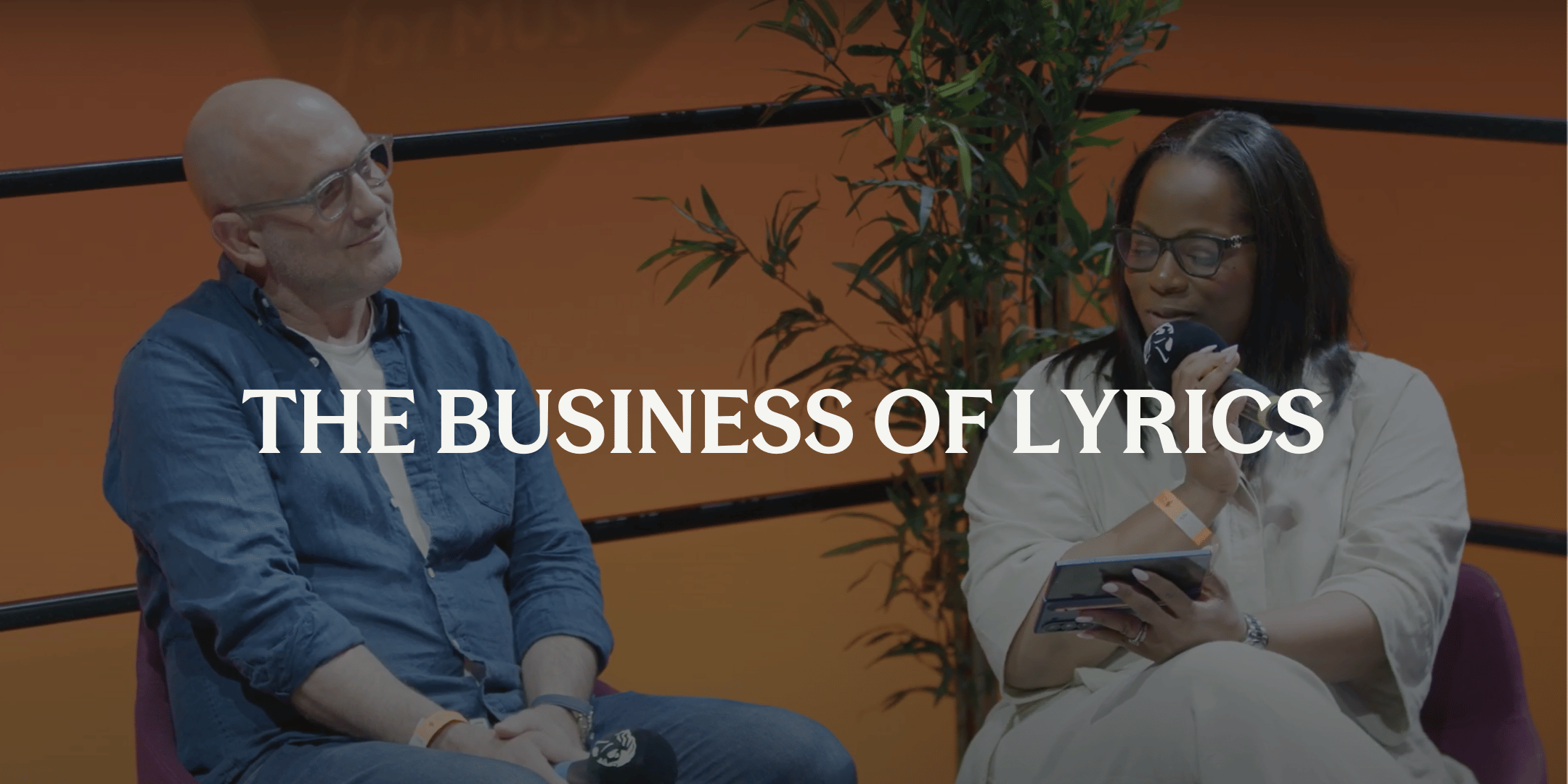 Cover image - Business of lyrics
