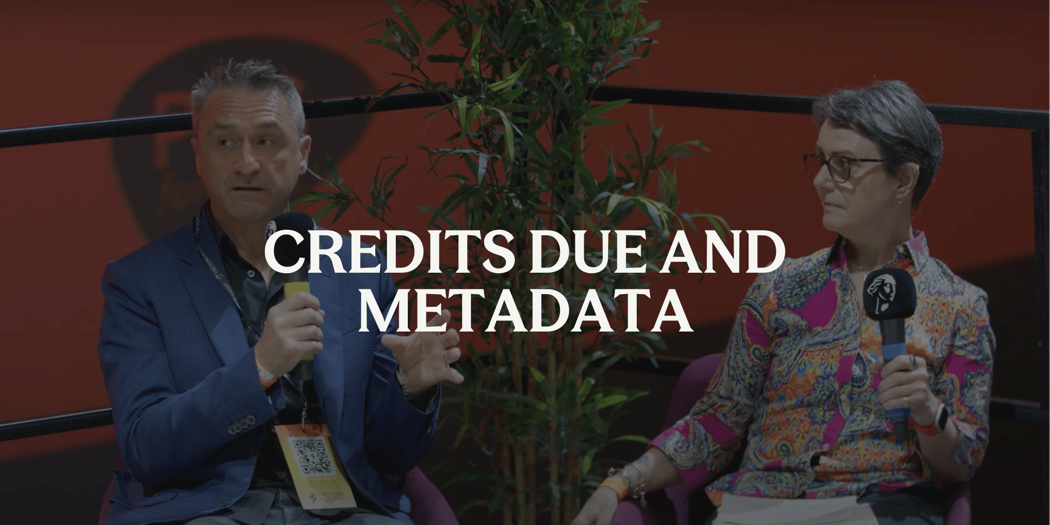 Cover image - Credits due and metadata